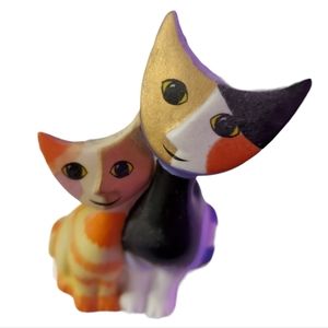 Goebel - Rosina Wachtmeister - Sculptuur poezen - Serafino & Serafina - Keramiek